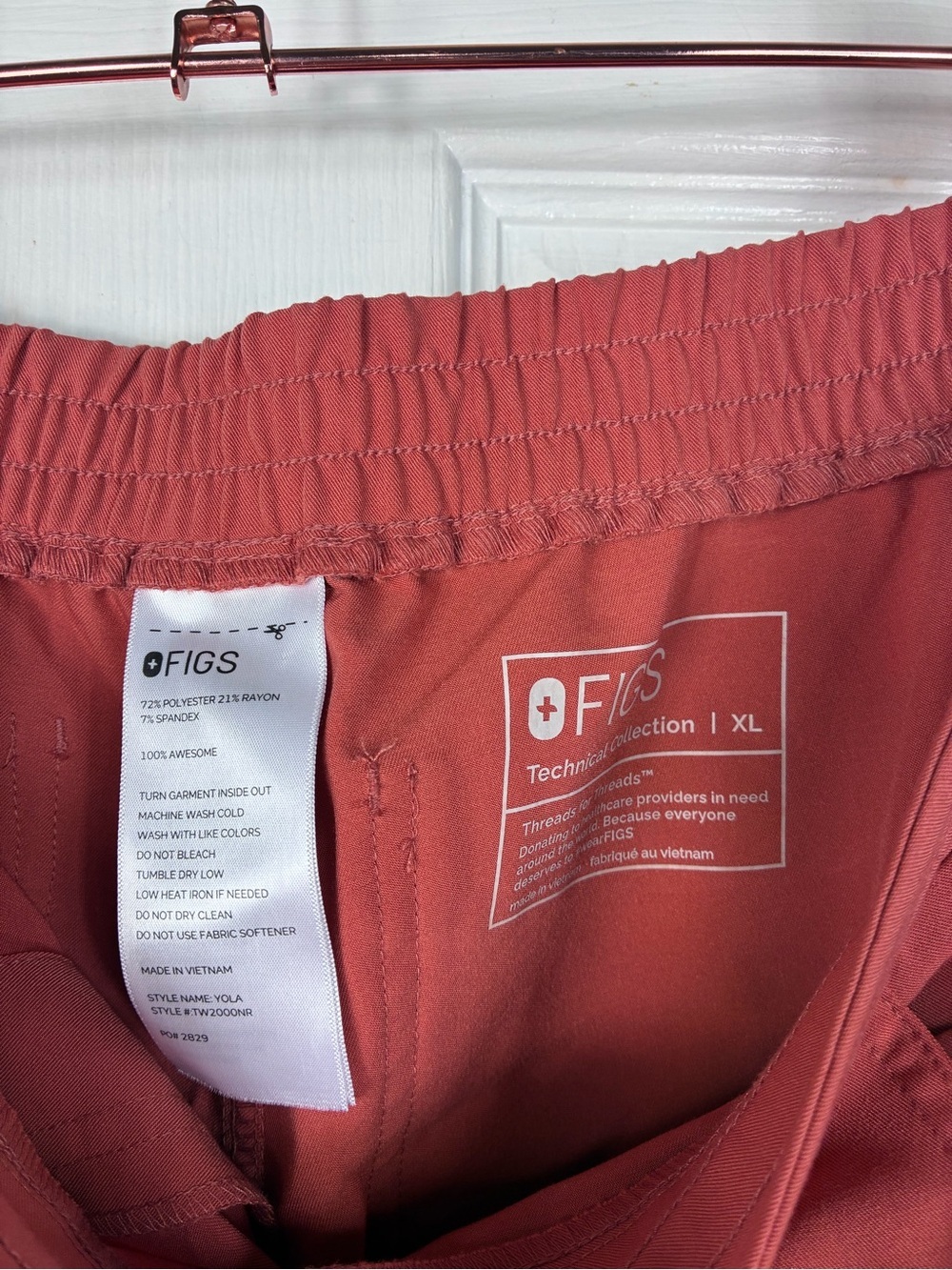 Figs Womens XL Yola Scrub Pants - Picture 3 of 3